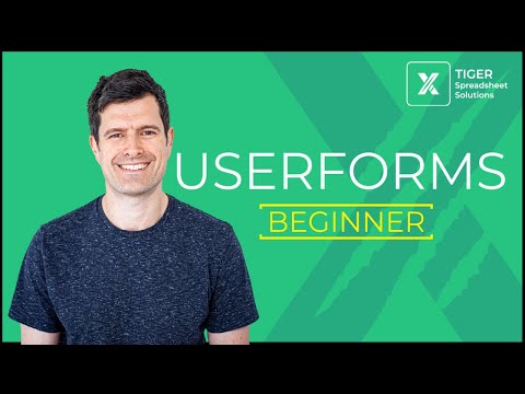 Excel Userforms for Beginners (7/10) – Use Excel VBA to Create A Userform and Manage a Database