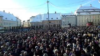VIDEO FOTO Slujba de Bobotează la Sibiu - Peste zece mii de sibieni în Piața Mare 6 video