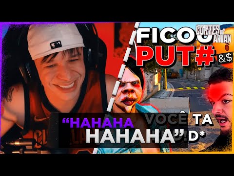 ARUAN REAGE TO IRRITEI A LIVE PLAYER in GTA RP 😂 (Paulinho the CRAZY) - Cortes do Aruan