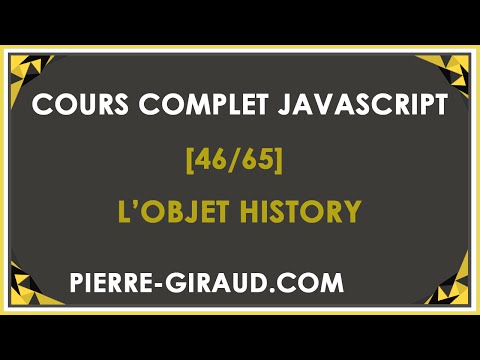 COURS COMPLET JAVASCRIPT 1 65 Présentation du cours JavaScript