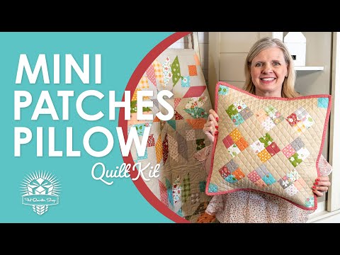 Getting MINI with it 💠 Mini Patches from Mini Charm Packs 😄 Mini Charm Pack Pillow Project Idea