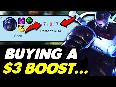 I BOUGHT A $3 BOOST AND THEN COACHED THE BOOSTER!! (Trolling Boosters)  - League of Legends