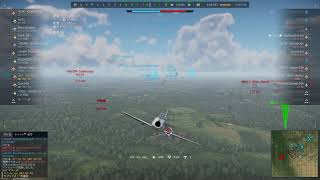 【WarThunder】Kill a fighter with a bomb