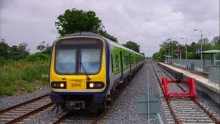 preview picture of video 'IE 29000 Class DMU Train number 29118 - Clonsilla Station, Dublin'