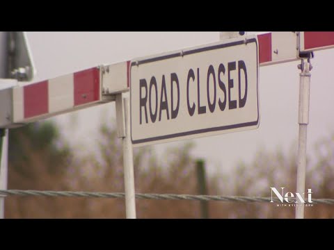 Blizzard conditions shut down roads and truck commerce on the eastern plains