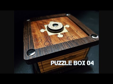 A Puzzle Box With a Tricky Mechanism and Solution!! Solving Puzzle Box 04