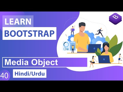 Bootstrap Media Object Classes Tutorial in Hindi Urdu