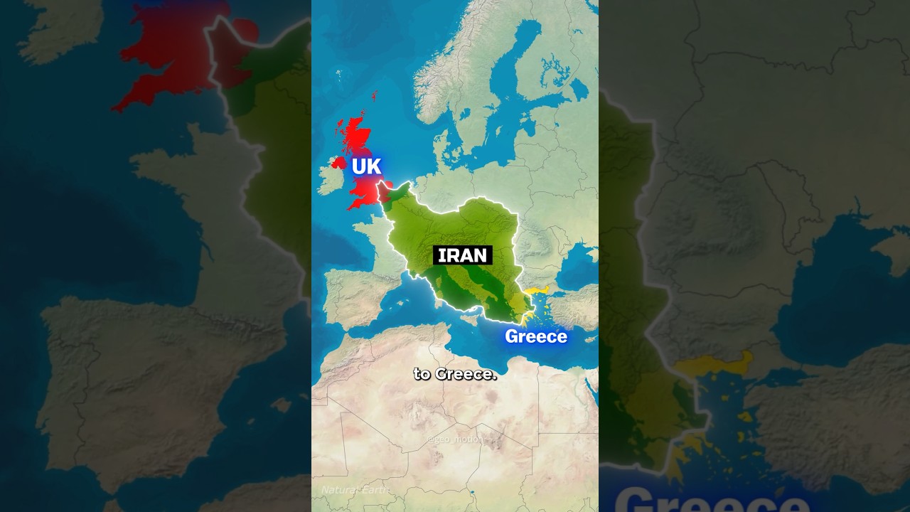 True Size of Iran Will Shock You! 🇮🇷😲