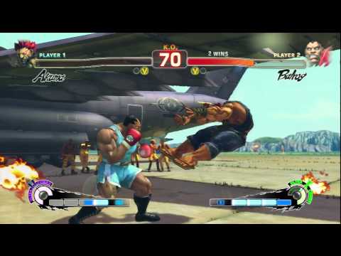 SSF4:AE Gieft (Akuma/Dhalsim) vs Cole (Balrog) -- GameClucks/Dante's Barroom Brawls November 2011