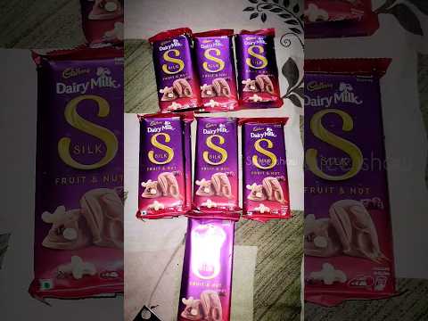 Unboxing dairy milk fruit & nut | Superb packaging by amazon #amazon #dairymilk #shorts #ytshort