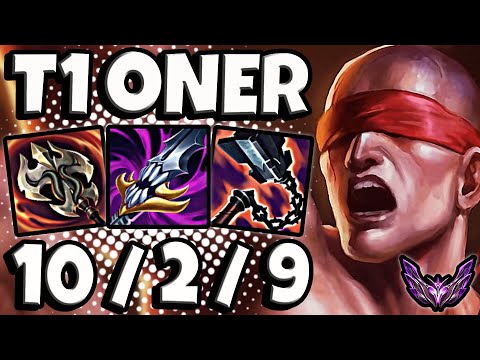 T1 Oner Lee Sin vs Zed [ Jungle ] Patch 12.22 Korea Master ✅