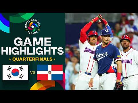 한국 vs 도미니카 공화국 2026 월드 베이스볼 클래식 | 경기 하이라이트