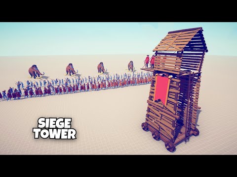 SIEGE TOWER VS EVERY UNITS - Totally Accurate Battle Simulator TABS