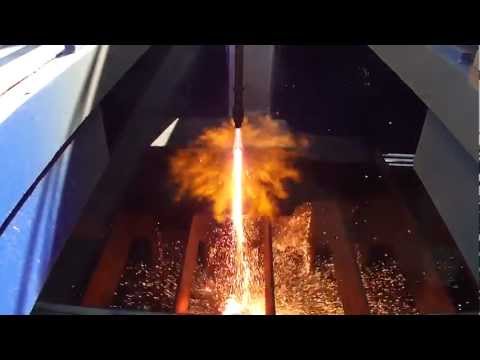 Torch Cutting Technology - TCT Scrap Cutting Machine Type TCM-S at Metal Ravne Slovenia 2012