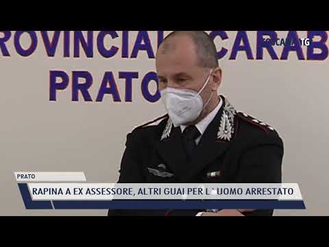 2022-01-13 PRATO - RAPINA A EX ASSESSORE, ALTRI GUAI PER L'UOMO ARRESTATO