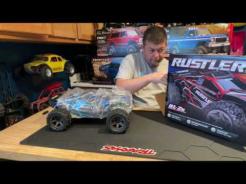 New @Traxxas Rustler 4X4 With BL-2s BrushlessPower System unbox and first drive
