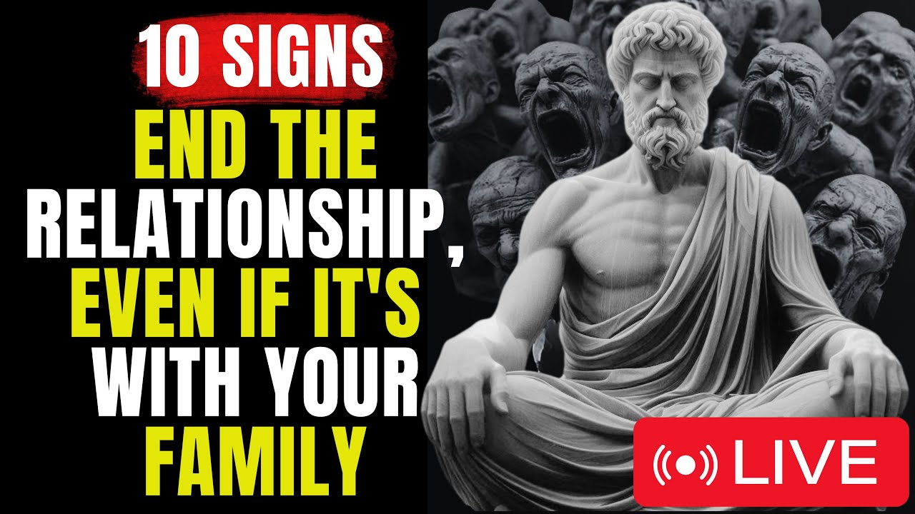 9 SIGNS YOU SHOULD CUT TIES, Even With Family Or Friends! | STOICISM #stoicism