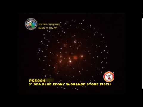 SB125PE08 - 5 INCH SHELL - WIZARD FIREWORKS - PS5004
