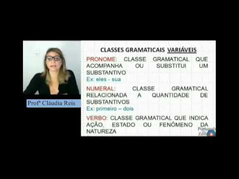 PORTUGUES DO ZERO - AULA 1 CLASSES GRAMATICAIS