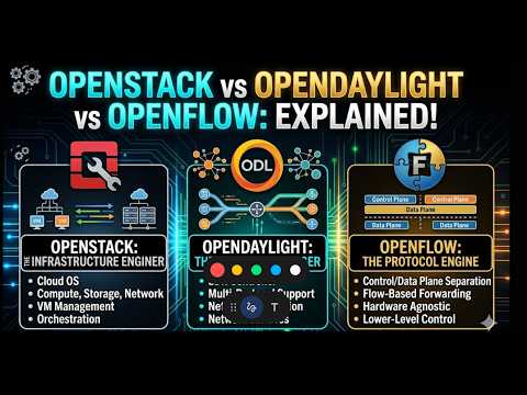 Openstack Vs Opendaylight Vs Openflow Explained