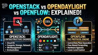 OpenStack vs OpenDaylight vs OpenFlow Explained