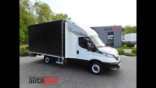 Camion b&acirc;ch&eacute; < 3.5t IVECO DAILY 35S18 TARPAULIN 10 PALLETS WEBASTO CRUISE CONTROL NAVIGATI | Image 4 - Autoline