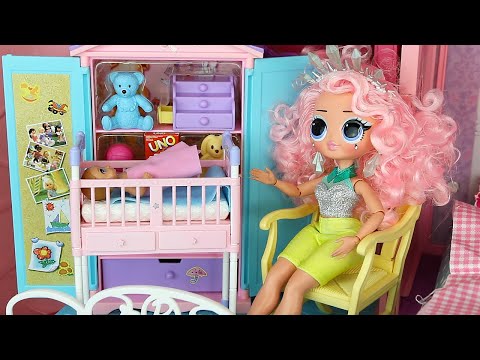 FULL MOVIE - OMG Families Newborn Story - LOL Family Travelling/ Barbie Family Funny Plane Story