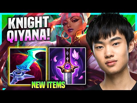 KNIGHT PICKS QIYANA WITH NEW ITEM ECLIPSE! - TES Knight Plays Qiyana Mid vs Ekko! | Preseason 11