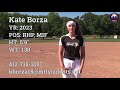 Kate Borza 2023 RHP, SS, OF  (8.1.20)