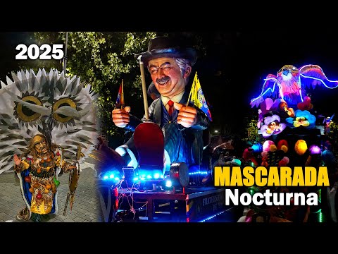 Desfile MASCARADA NOCTURNA 2025 | Fiestas de Quito 491 Aniversario ¡DESFILE COMPLETO! 🎉🎊