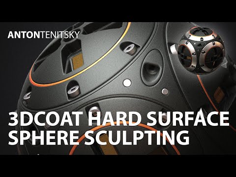 Photo - 3DCoat Harte Oberfläche Sphere Sculpting | Industrielles Design - 3DCoat