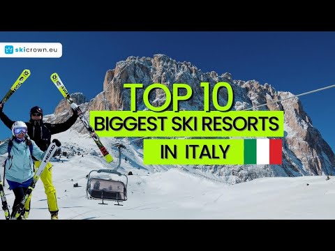 TOP 10 Biggest Ski Resorts in ITALY! Which ski resort is your favorite?