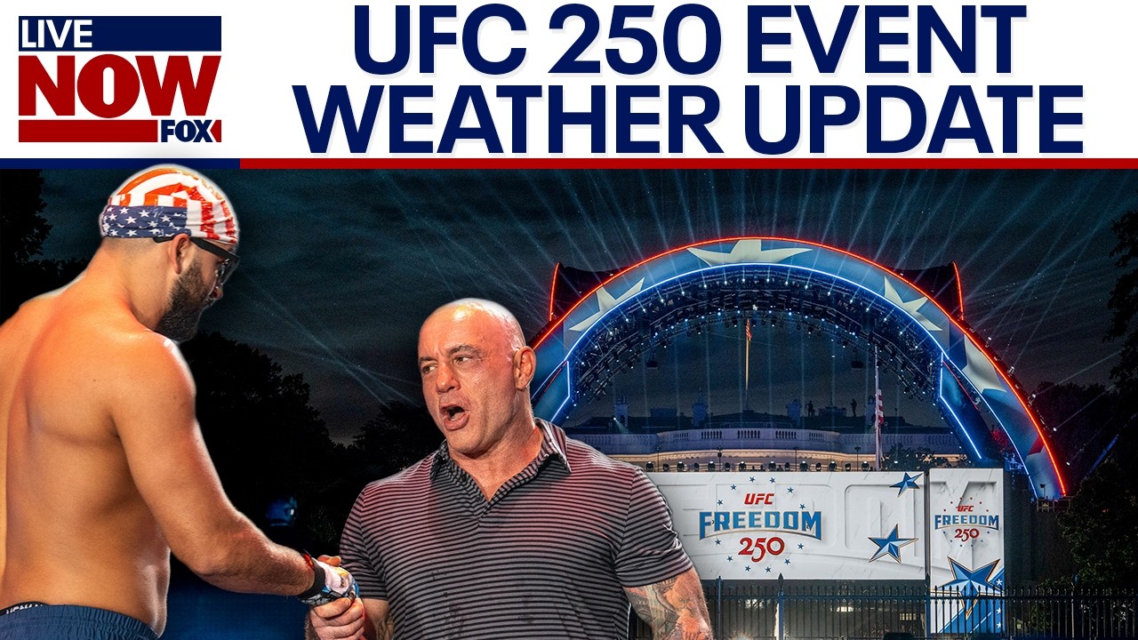 Strong storms possible as White House prepares for UFC Freedom 250 event