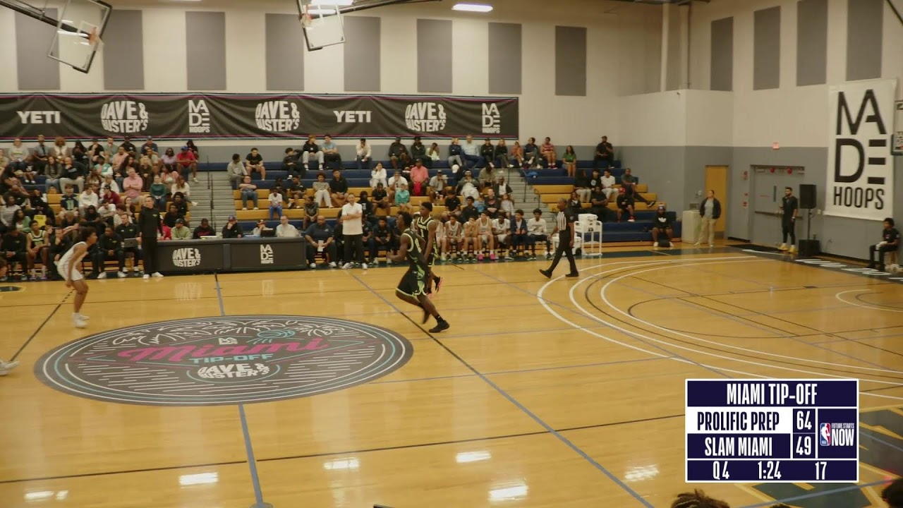 Bruce Branch III, Caleb Holt, Prolific Prep vs SLAM Miami | Miami Tip-Off