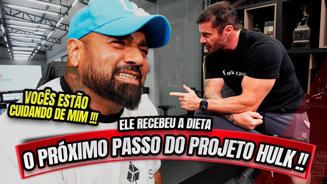 HULK SE EMOCIONOU - O PRÓXIMO PASSO DO PROJETO - ELE RECEBEU A DIETA !!