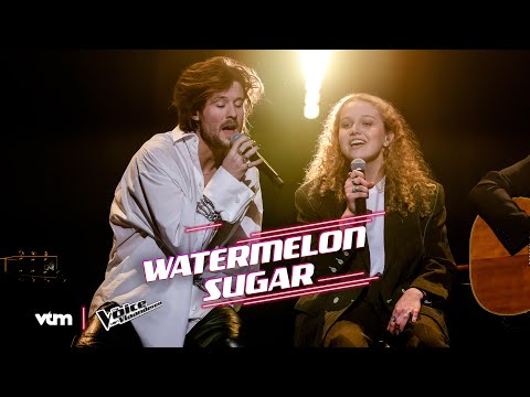Yente & Mathieu - 'Watermelon Sugar' | Liveshow 3 | The Voice van Vlaanderen | VTM