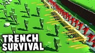INSANE Zombie TRENCH SURVIVAL And FALLOUT CHALLENGE Maps! (Ancient Warfare 3 Gameplay)