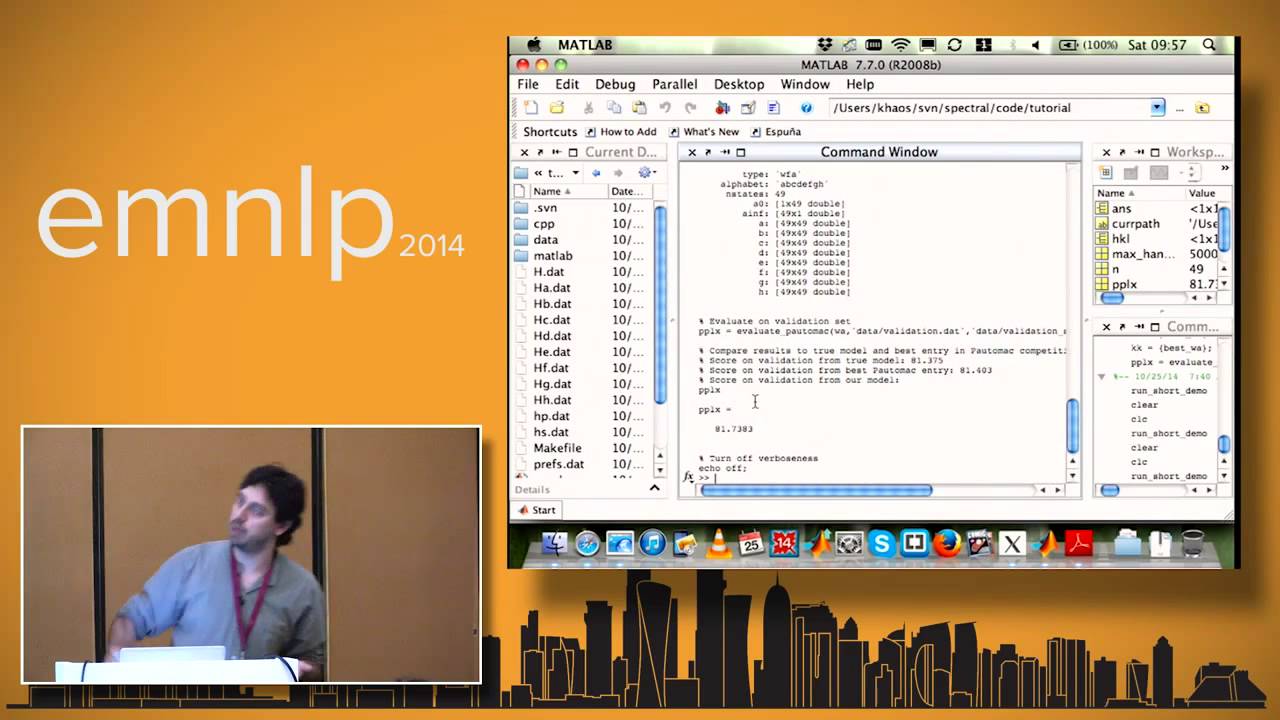 Spectral learning techniques Part 1