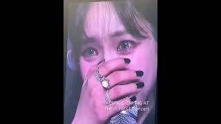 AESPA IS CRYING AT THEIR FIRST CONCERT 😭😭