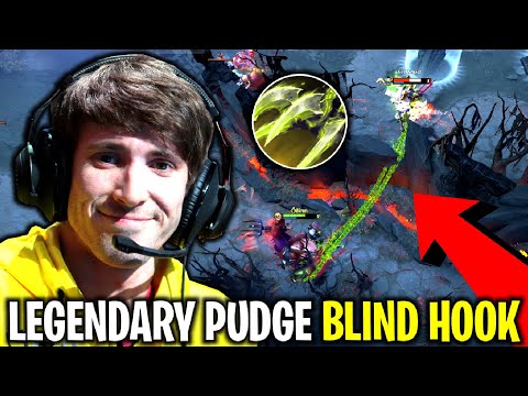 LEGENDARY PUDGE IS BACK..!! Epic Blind Hook Pudge by Dendi 7.27c | Dota 2