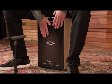 Meinl Percussion AESLEYB Artisan Edition Cajon Soleá Line in Ebony Burst w/ Video Demo image 2