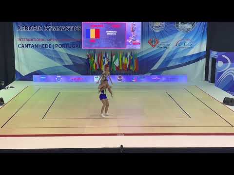 Final World Cup Aerobic Gymnastics Cantanhede 2022 MP Romania BRANDA Darius, MIHAIU Daria