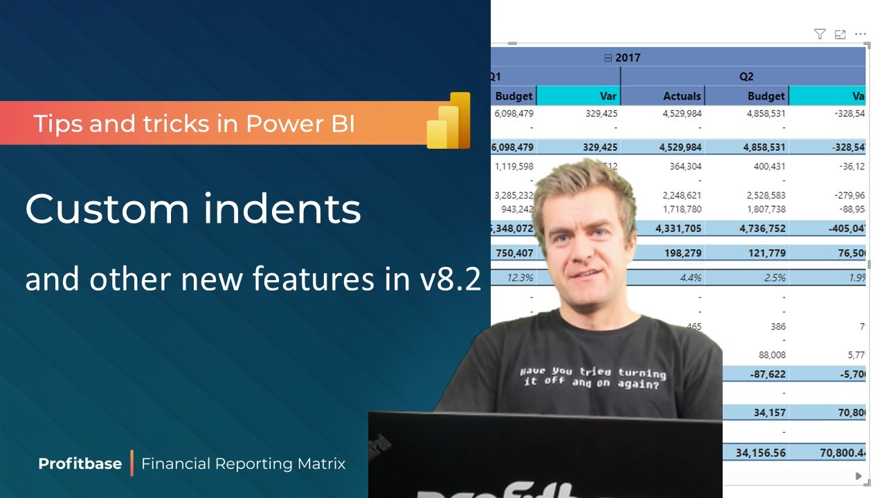 Lots of new features in v8.2 of the Financial Reporting Matrix