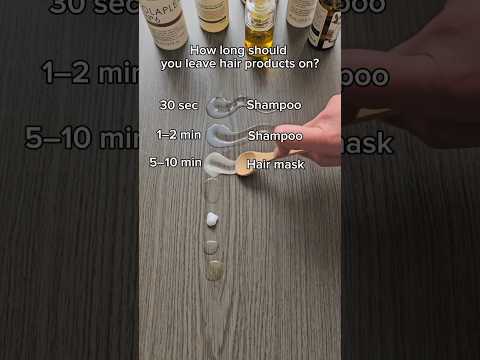How long should you really leave hair products on #haircare #haircareroutine #haircaretips #selfcare
