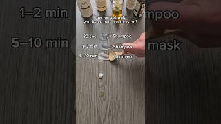 How long should you really leave hair products on #haircare #haircareroutine #haircaretips #selfcare