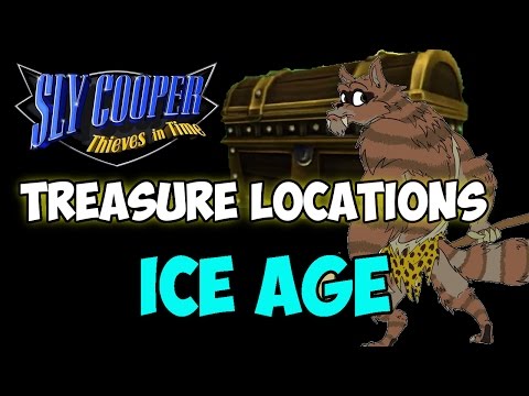 Sly Cooper Thieves in Time - Episode 3: Clan of the Cave Raccoon (Ice Age) Treasure Locations