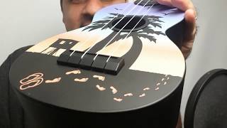 Video thumbnail for Ukulele soprano Ukadelic by Kala KA-SU SUNSET by Luca Uke