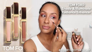 TOM FORD Shade & Illuminate Radiance Enhancer 🍒 Electric Cherry Quad Tutorial | Mo Makeup Mo Beauty