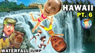 WATERFALL JUMPING KIDS! Epic Hiking Adventure @ Twin Falls Hawaii (FUNnel Vision Trip - Maui Part 6)