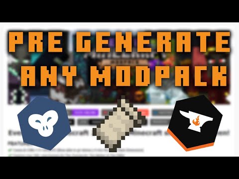 丂廾闩尺长工㠪 - How to Pre Generate ANY Minecraft Modpack [No Lag!]